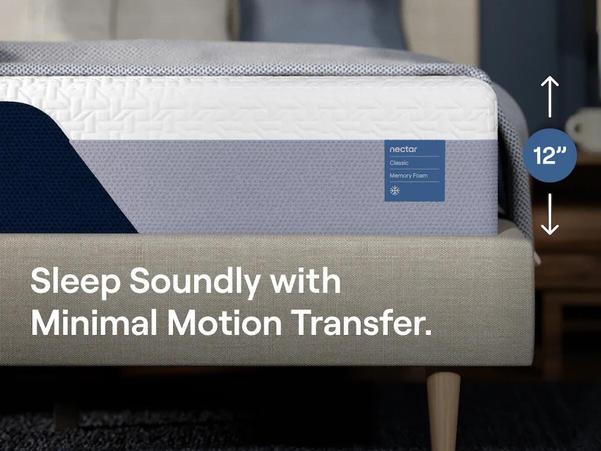 Nectar Nectar Classic Memory Foam White Full Mattress