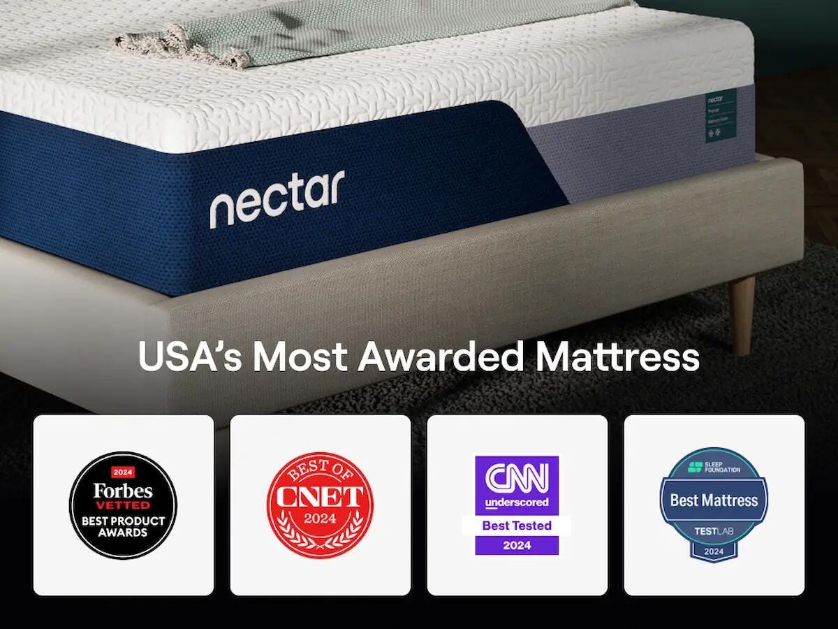 Nectar Nectar Premier Memory Foam White California King Mattress