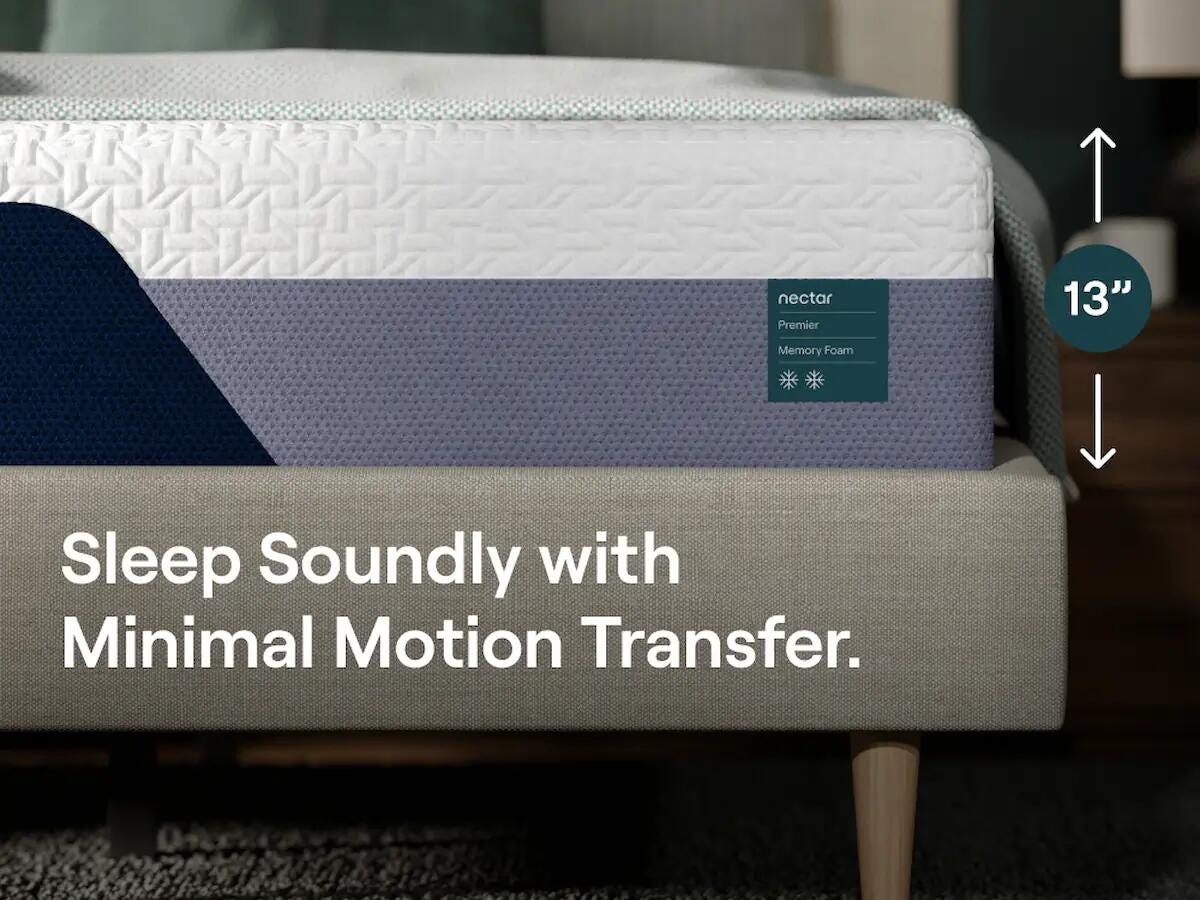 Nectar Nectar Premier Memory Foam White California King Mattress