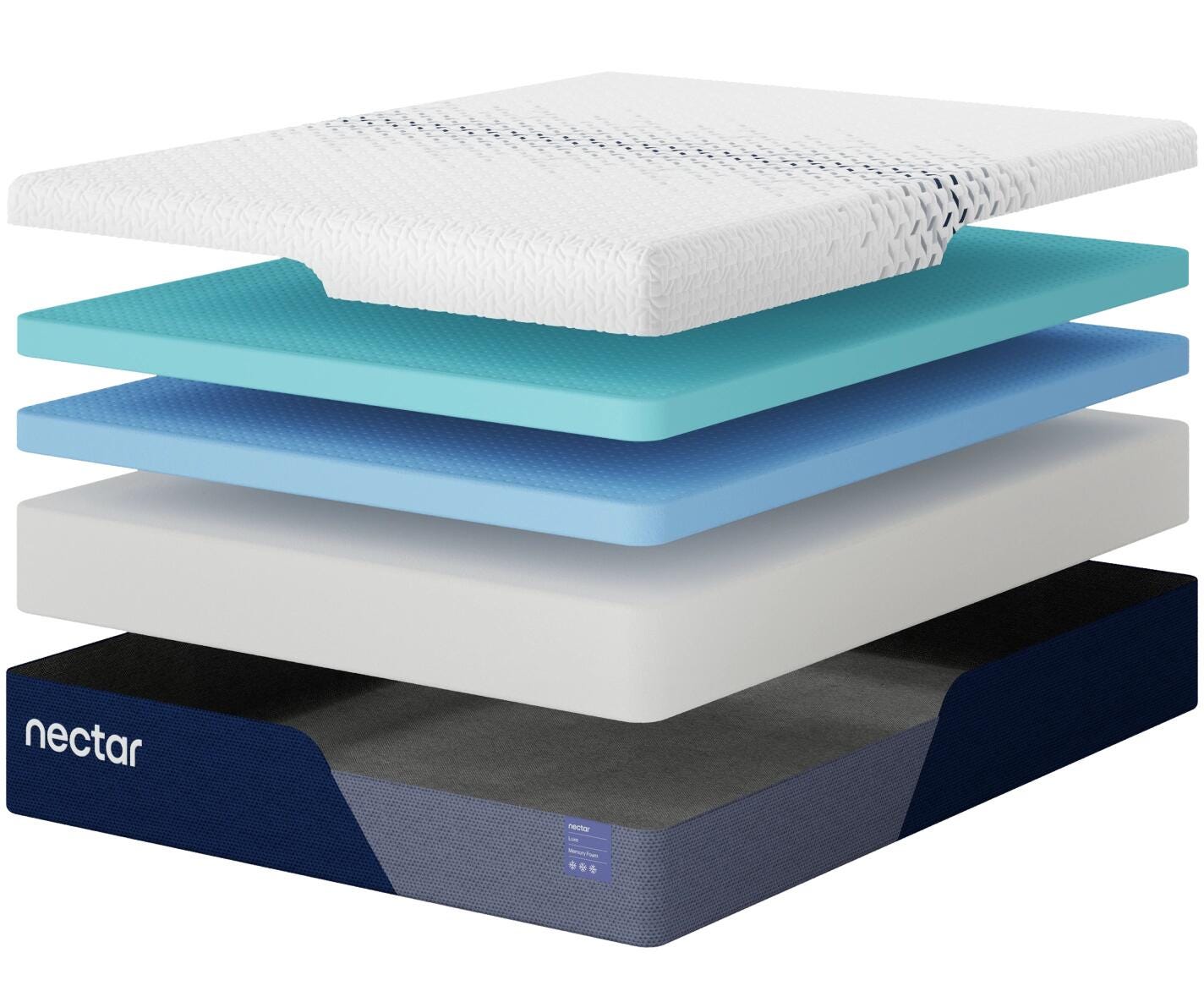 Nectar Nectar Luxe Memory Foam White California King Mattress