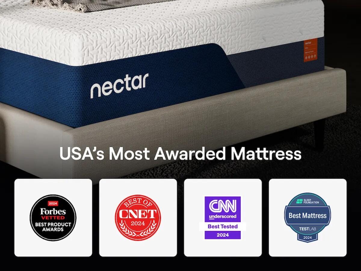 Nectar Nectar Ultra Memory Foam White Twin Mattress