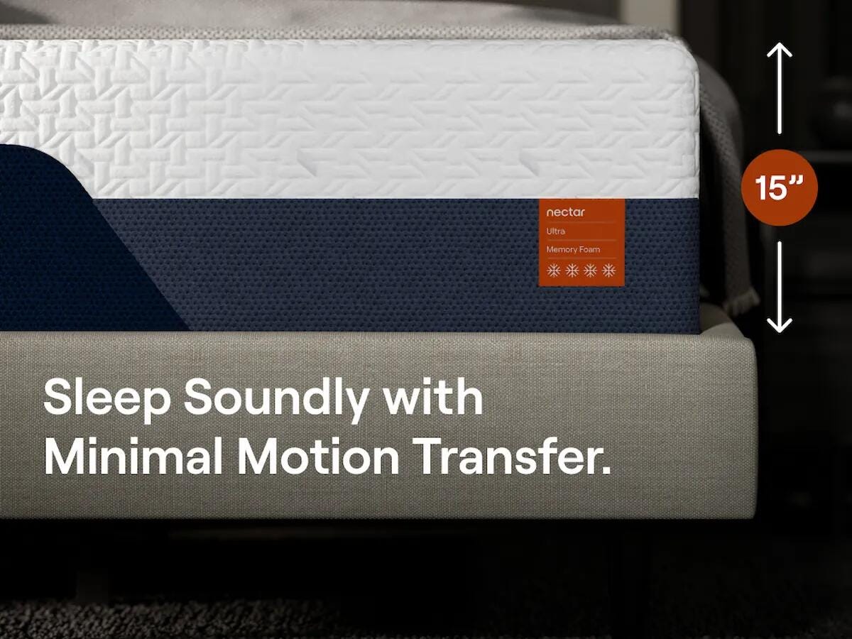Nectar Nectar Ultra Memory Foam White Twin Mattress