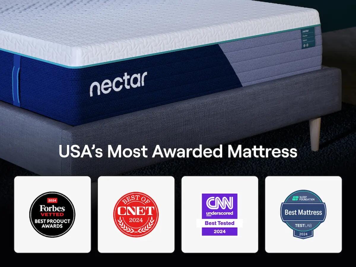 Nectar Nectar Premier Hybrid White California King Mattress