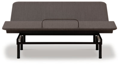 Ashley Head/Foot Model - Good Charcoal Gray Queen Adjustable Base