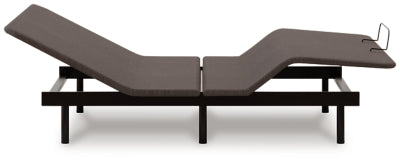 Ashley Head/Foot Model - Good Charcoal Gray Queen Adjustable Base