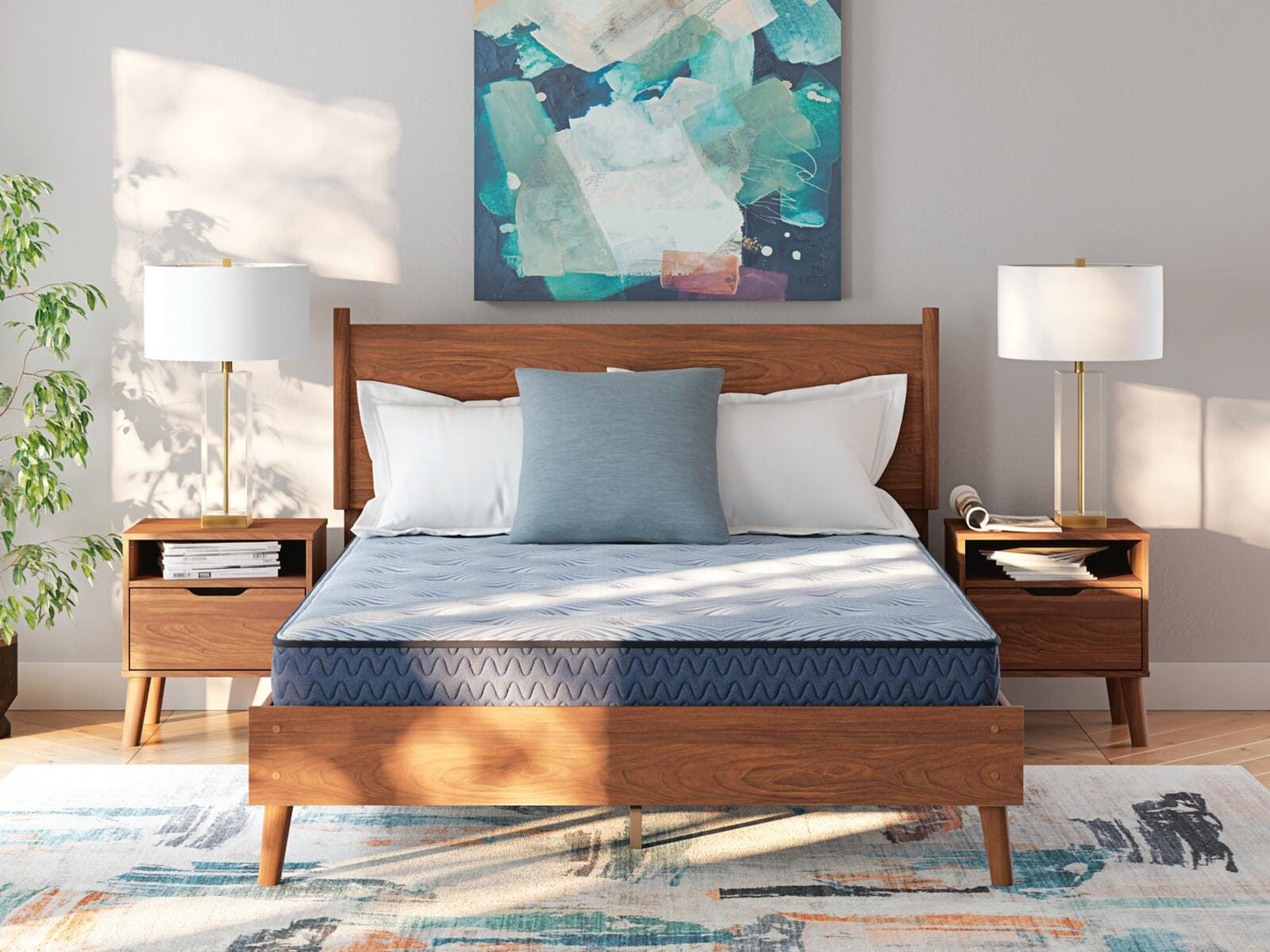 Ashley Peak 2.0 Bonnell Light Blue California King Mattress