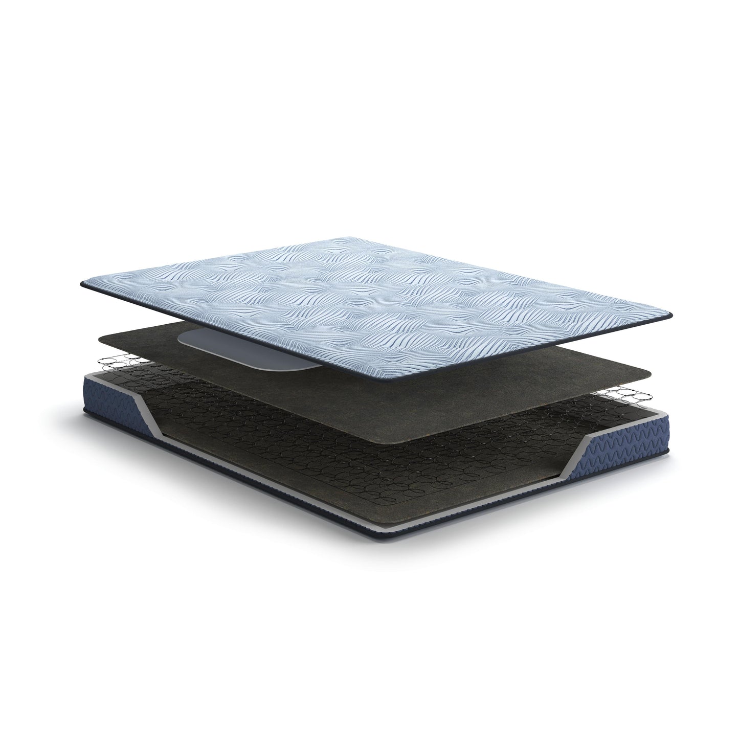 Ashley Peak 2.0 Bonnell Light Blue Full Mattress