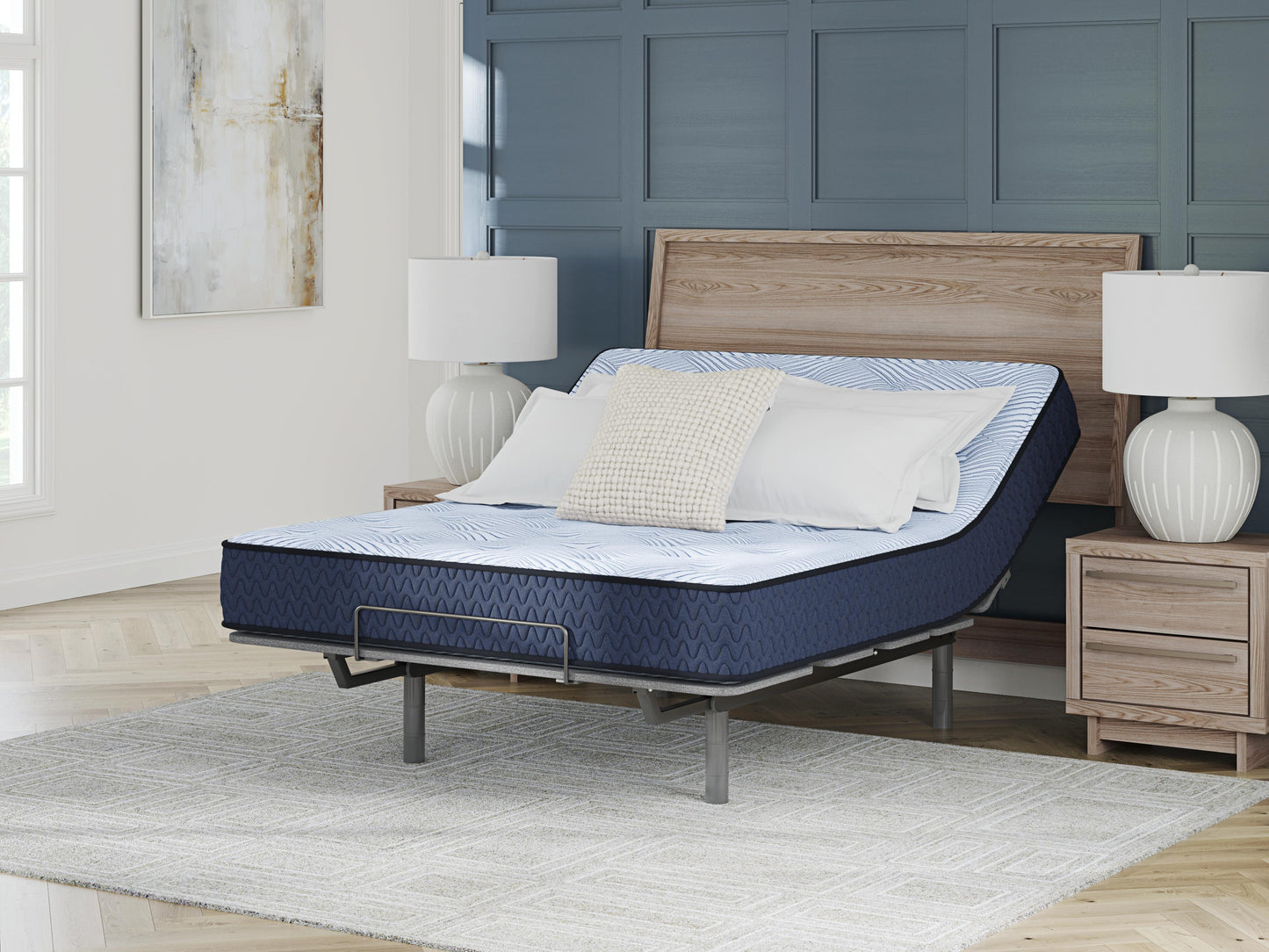 Ashley Peak 2.0 10 Hybrid Light Blue California King Mattress