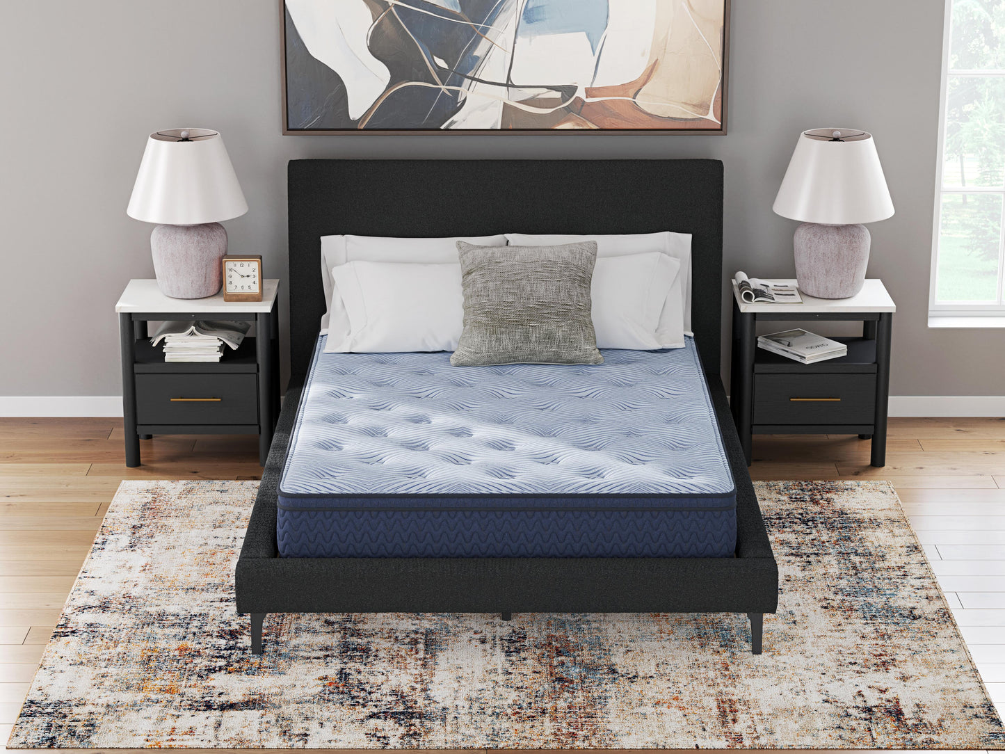 Ashley Peak 2.0 12 Hybrid Light Blue King Mattress