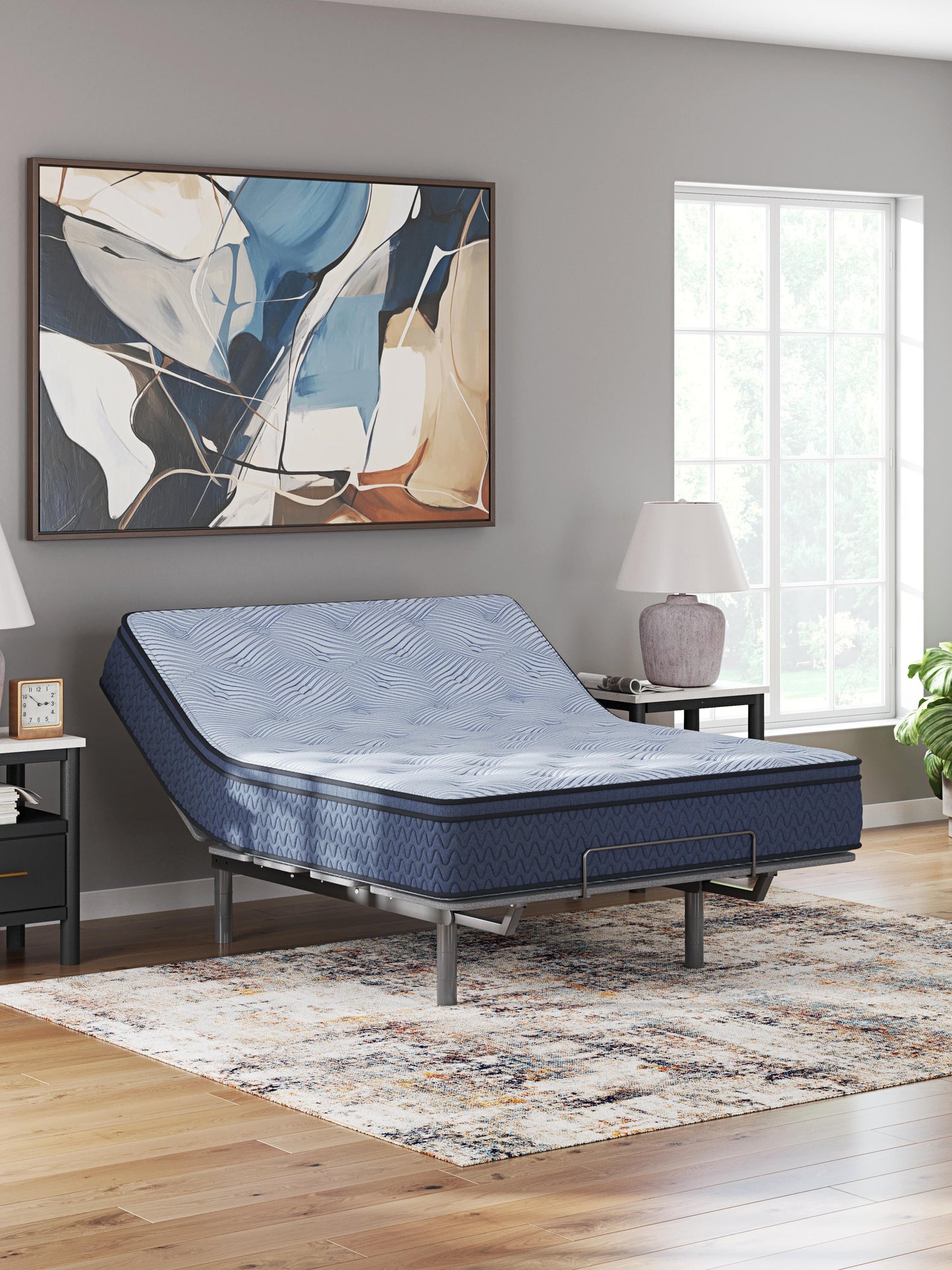 Ashley Peak 2.0 12 Hybrid Light Blue Full Mattress