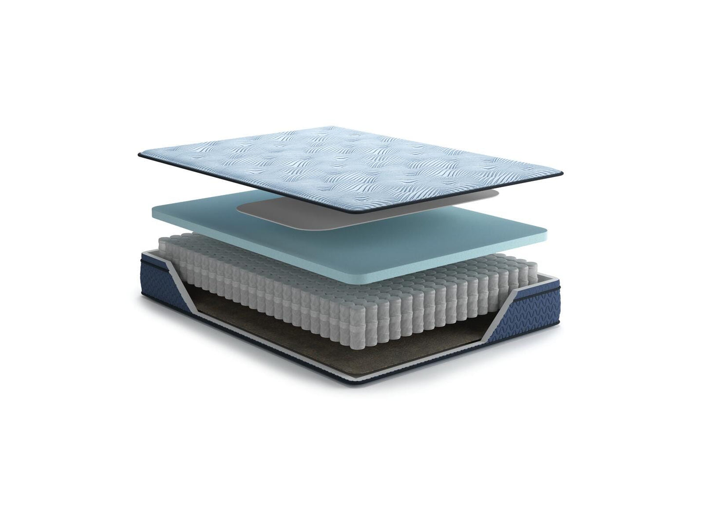 Ashley Peak 2.0 12 Hybrid Light Blue California King Mattress