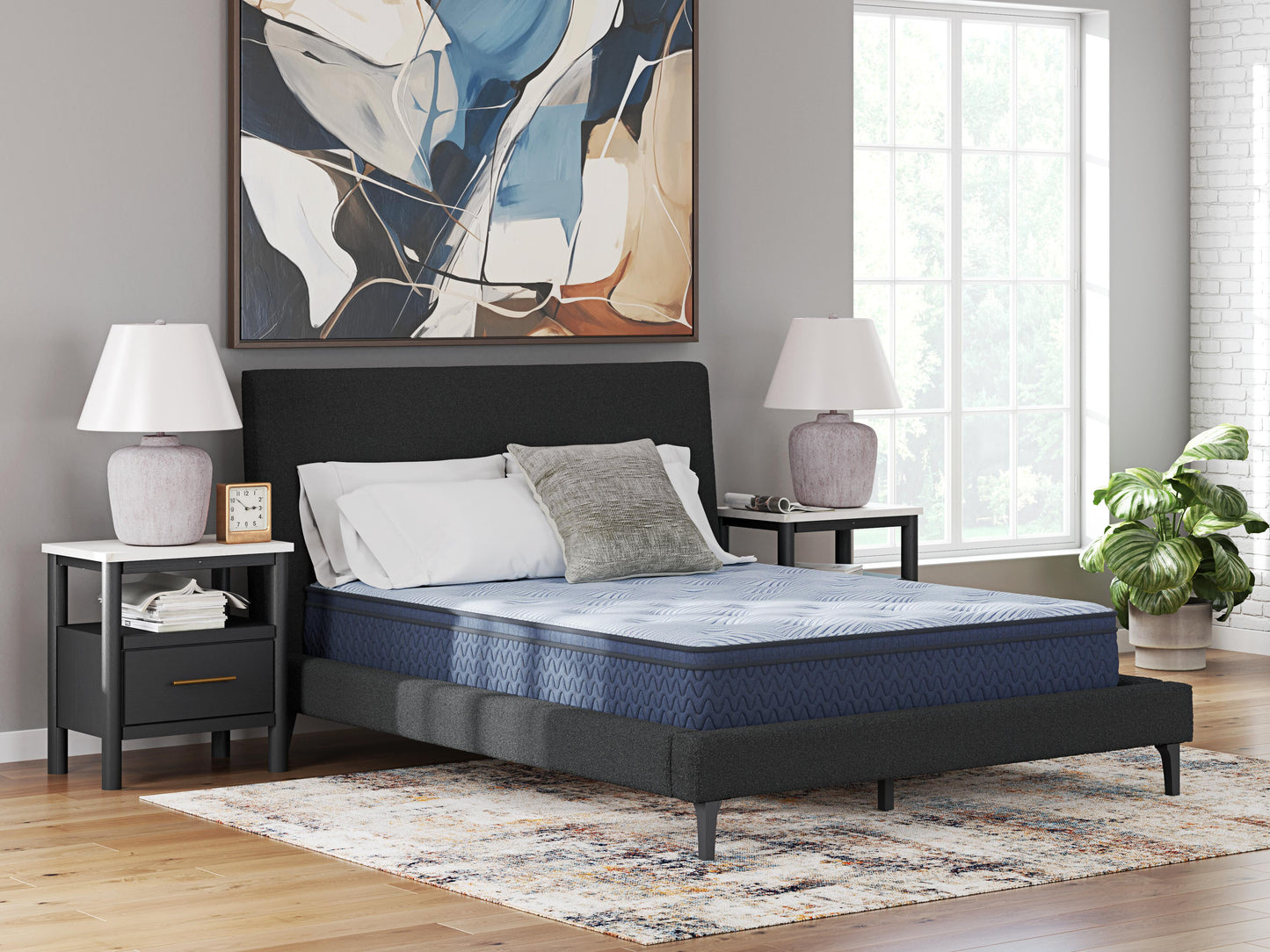 Ashley Peak 2.0 12 Hybrid Light Blue King Mattress