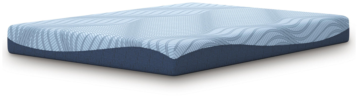Ashley Peak 2.0 8 Memory Foam Light Blue King Mattress