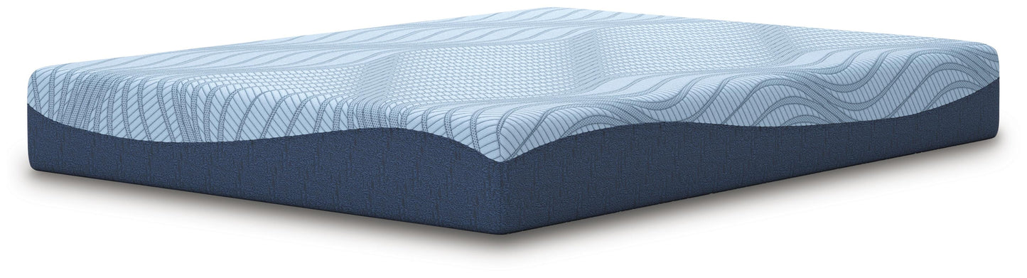 Ashley Peak 2.0 10 Memory Foam Light Blue Queen Mattress
