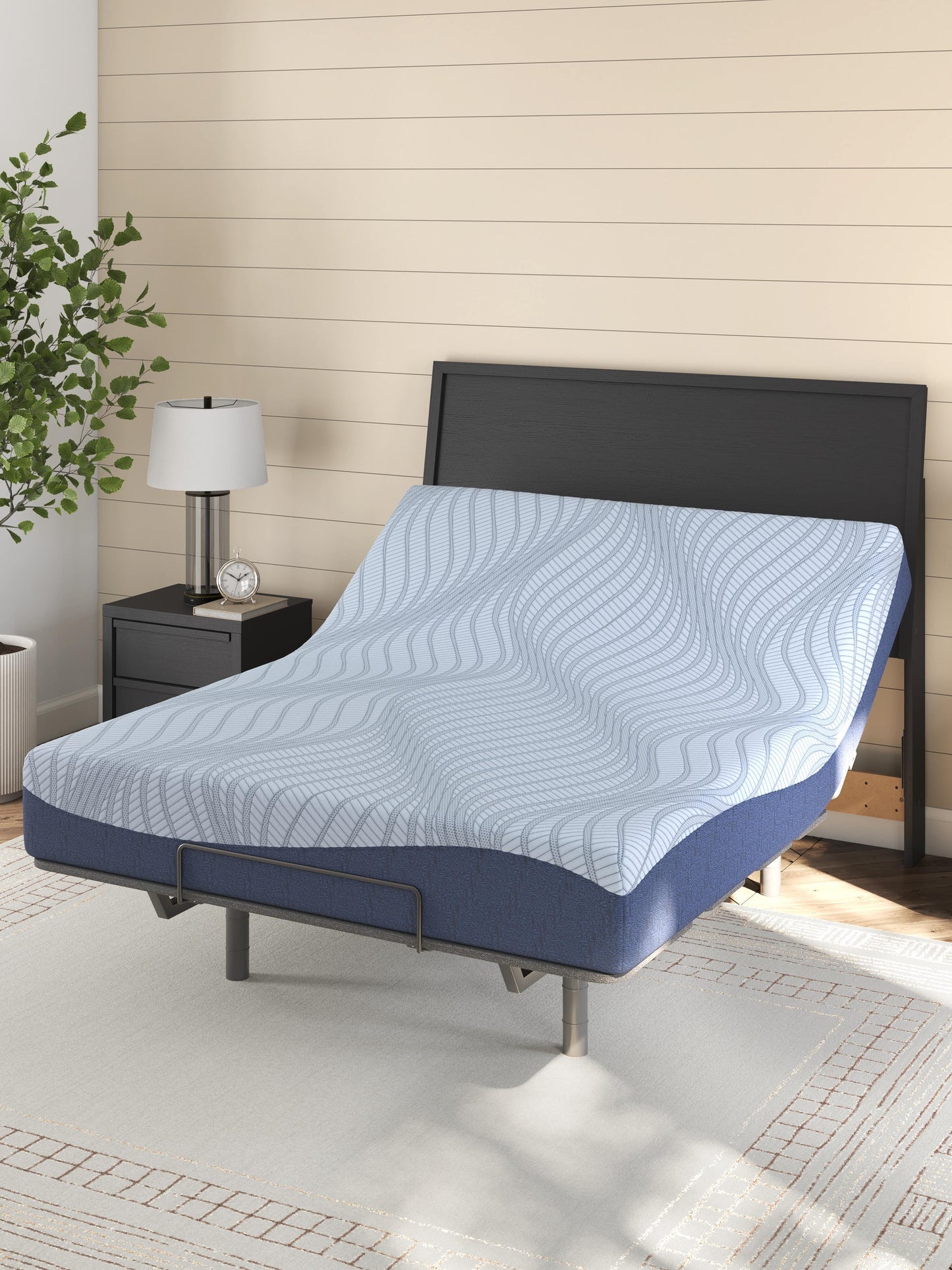 Ashley Peak 2.0 10 Memory Foam Light Blue Full Mattress