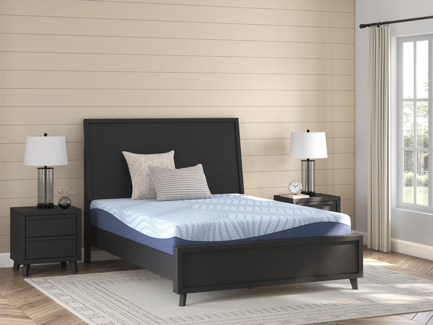 Ashley Peak 2.0 10 Memory Foam Light Blue Full Mattress
