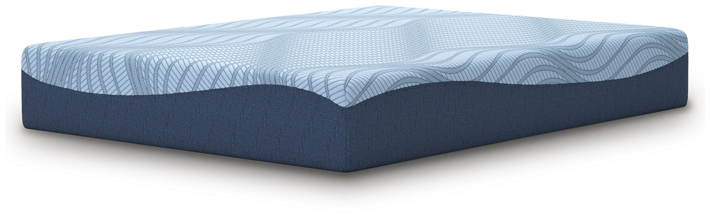 Ashley Peak 2.0 12 Memory Foam Light Blue Full Mattress