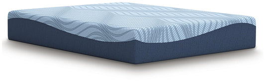 Ashley Peak 2.0 12 Memory Foam Light Blue Full Mattress