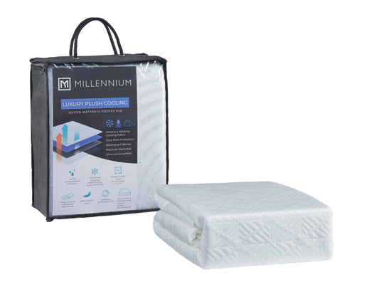 Ashley advanced Protector White Queen Mattress Protector