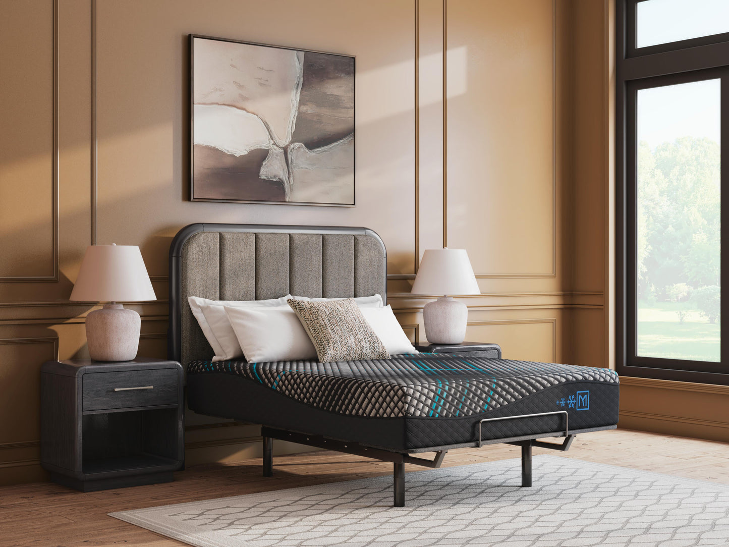 Ashley Millennium 2.0 Hybrid 14 Inch Black Queen Mattress
