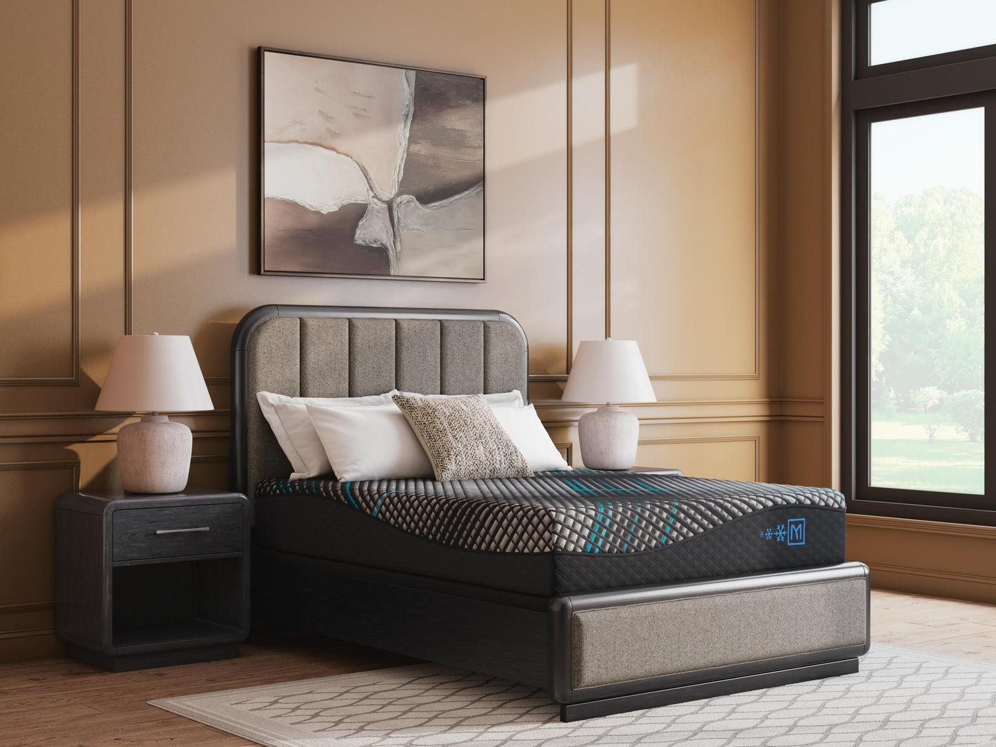 Ashley Millennium 2.0 Hybrid 14 Inch Black Queen Mattress