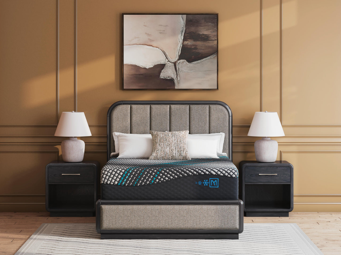 Ashley Millennium 2.0 Hybrid 16 Inch Black Queen Mattress