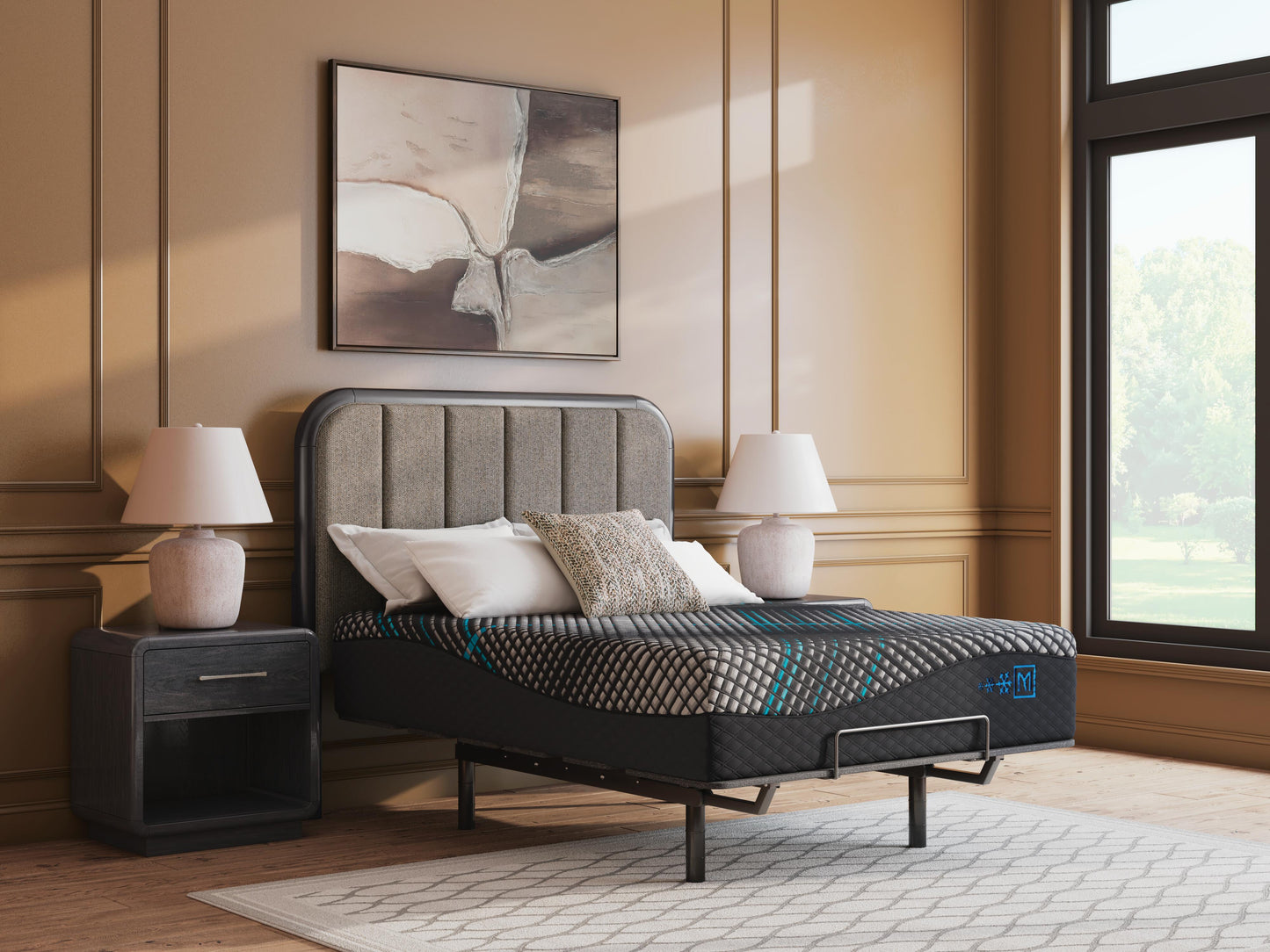Ashley Millennium 2.0 Hybrid 16 Inch Black Queen Mattress