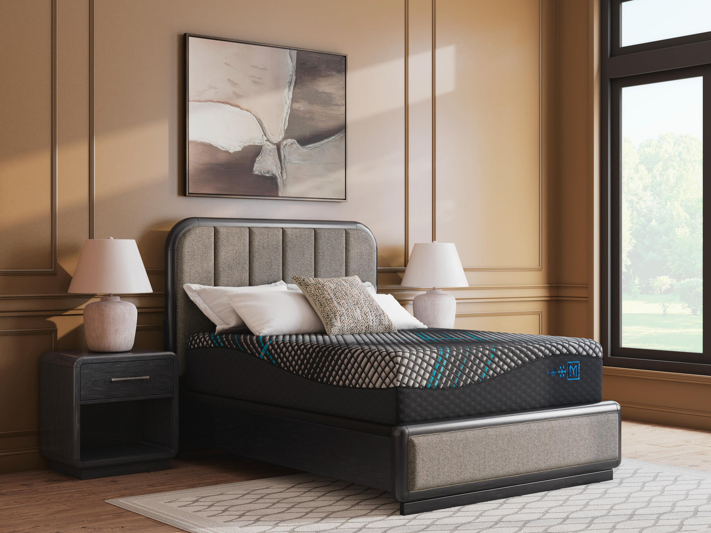 Ashley Millennium 2.0 Hybrid 16 Inch Black Queen Mattress