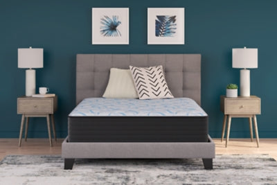 Ashley Elite Springs Firm Gray Blue Queen Mattress
