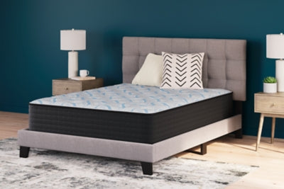 Ashley Elite Springs Firm Gray Blue Queen Mattress