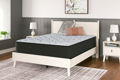 Ashley Elite Springs Plush Gray Blue Full Mattress