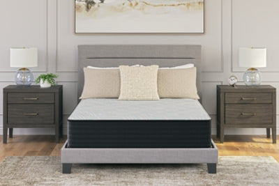 Ashley Palisades Firm Gray Blue Queen Mattress