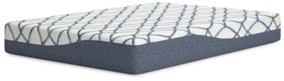 Ashley 10 Inch Chime Elite 2.0 White Blue Full Mattress