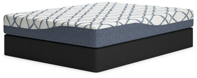 Ashley 10 Inch Chime Elite 2.0 White Blue King Mattress