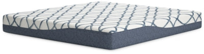 Ashley 10 Inch Chime Elite 2.0 White Blue King Mattress