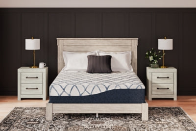 Ashley 12 Inch Chime Elite 2.0 White Blue Queen Mattress