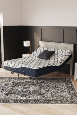 Ashley 12 Inch Chime Elite 2.0 White Blue Queen Mattress