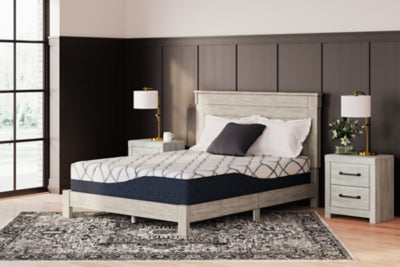 Ashley 12 Inch Chime Elite 2.0 White Blue California King Mattress