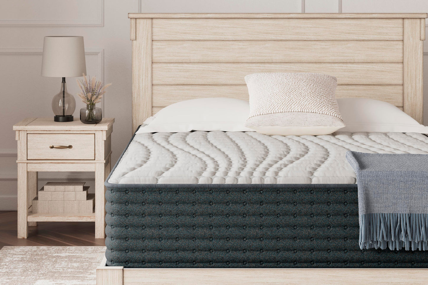 Ashley Hybrid 1300 White Full Mattress