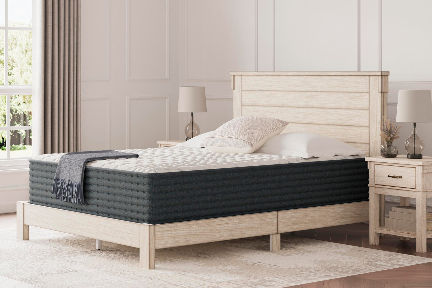 Ashley Hybrid 1300 White California King Mattress