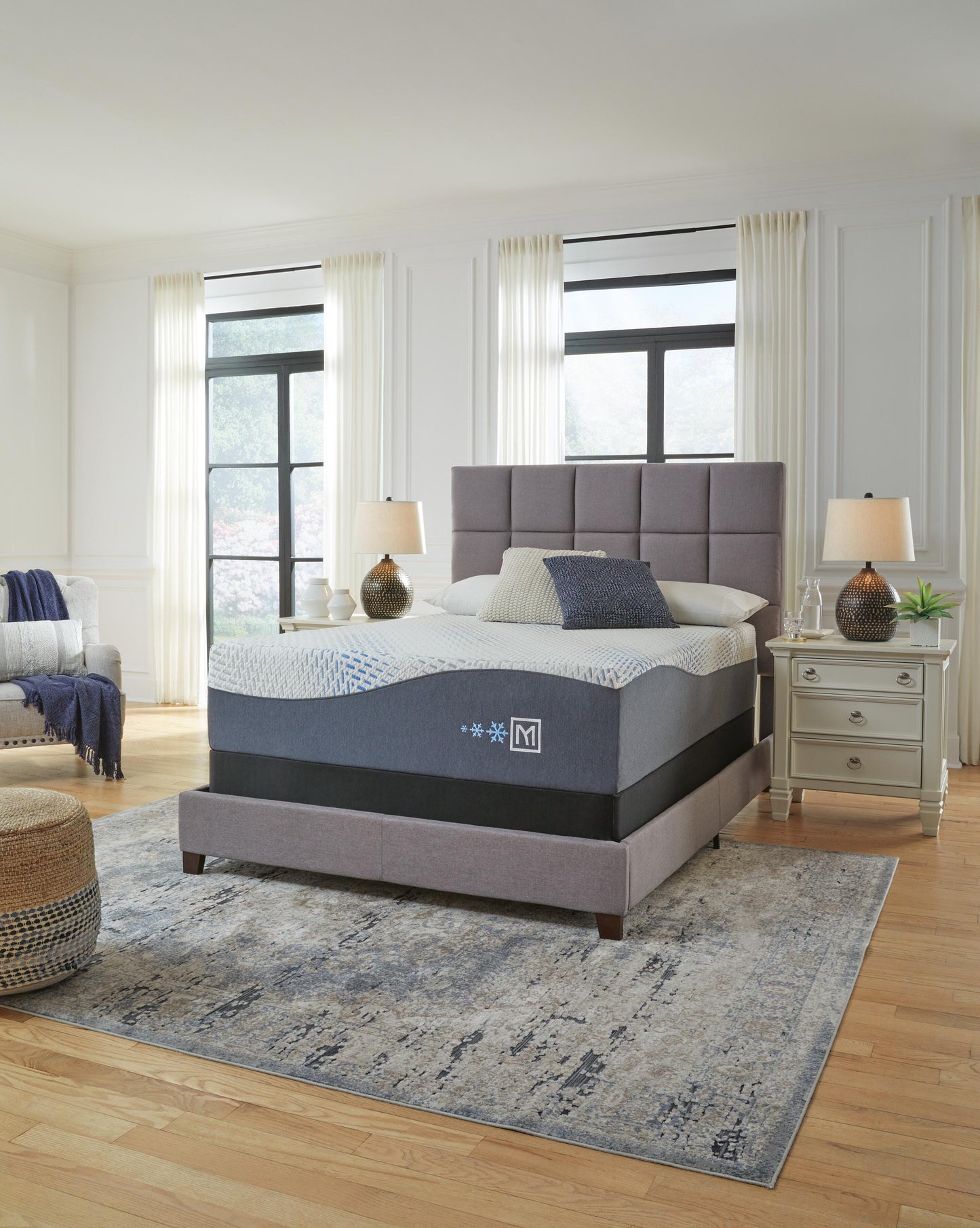 Ashley Millennium Luxury Gel Memory Foam White California King Mattress