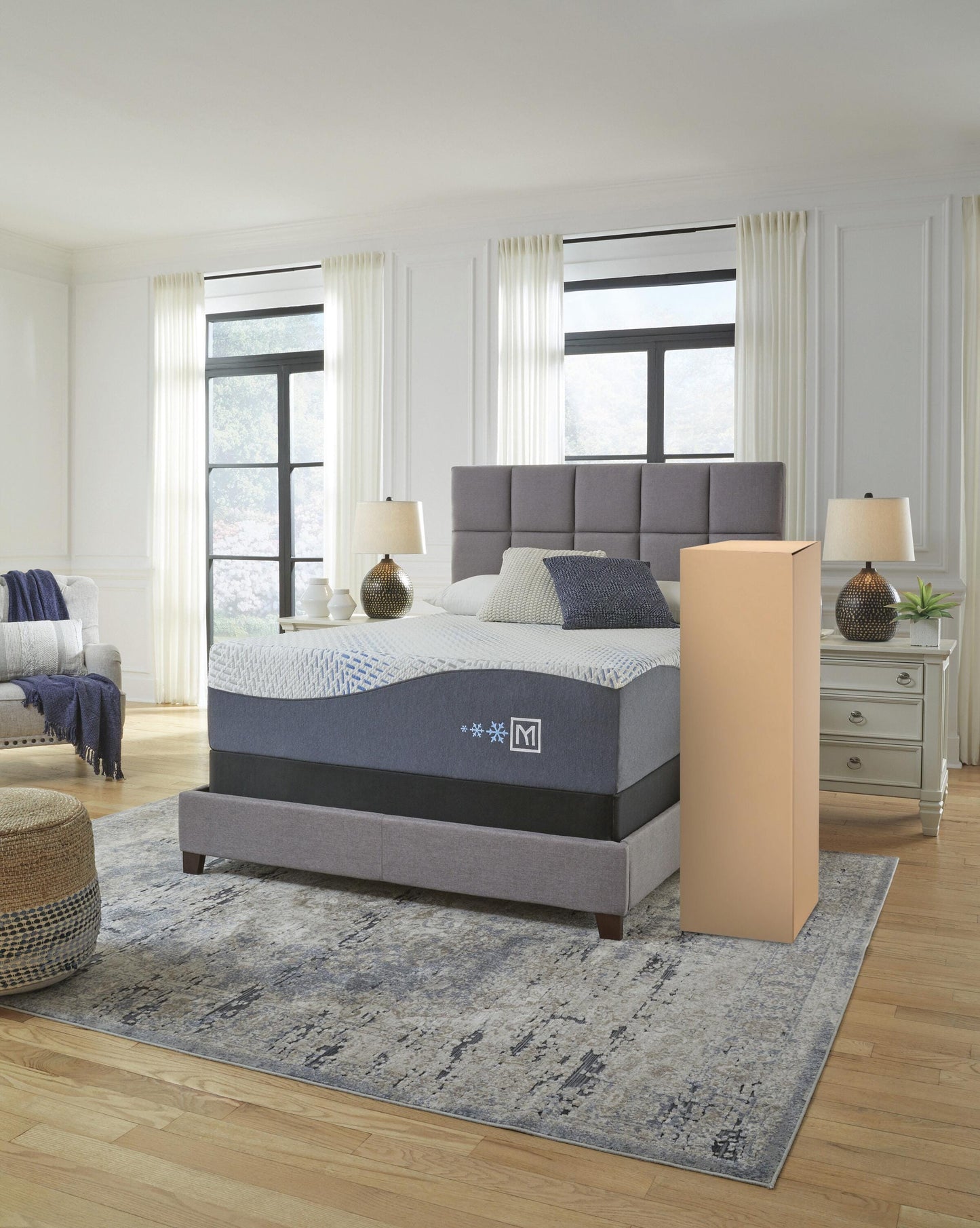 Ashley Millennium Luxury Gel Memory Foam White California King Mattress
