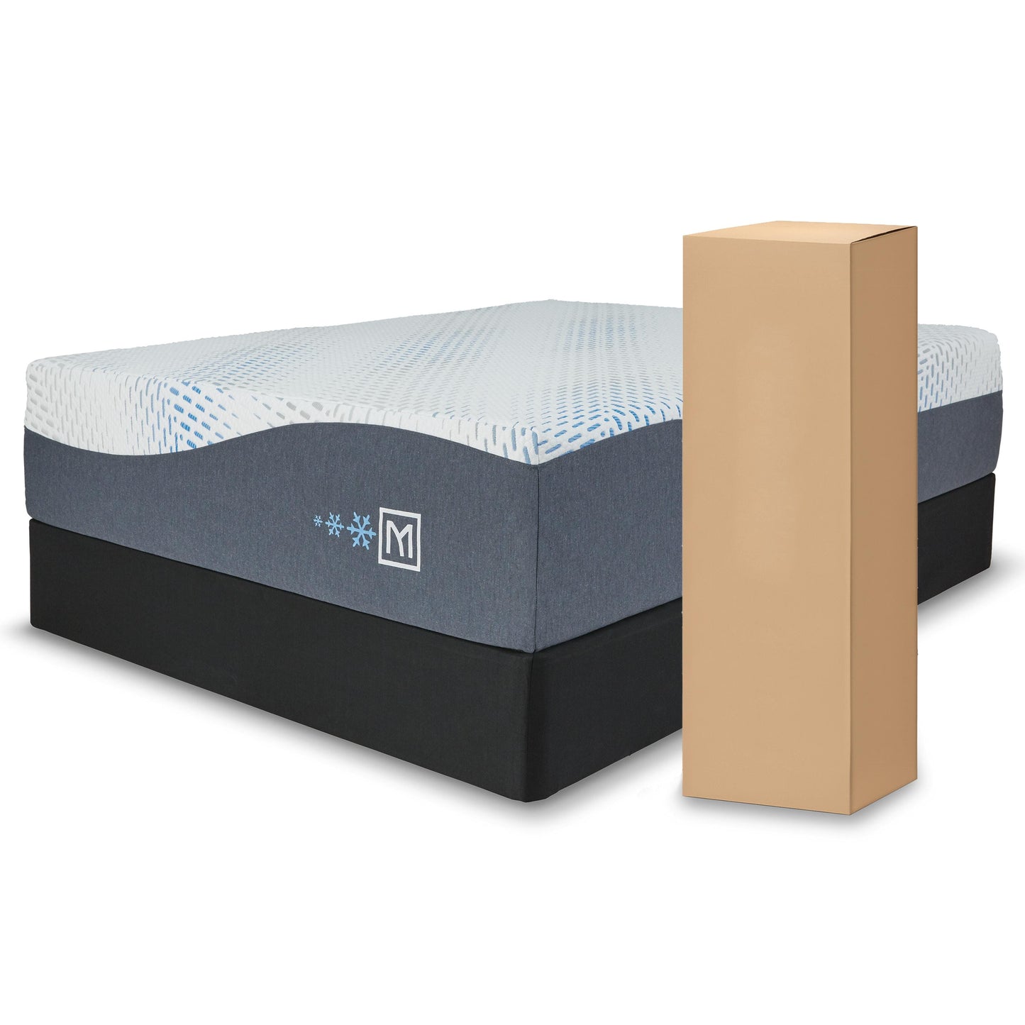 Ashley Millennium Luxury Gel Memory Foam White Queen Mattress