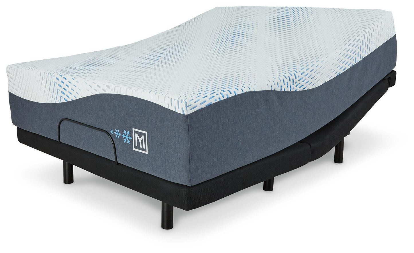 Ashley Millennium Cushion Firm Gel Memory Foam Hybrid White California King Mattress