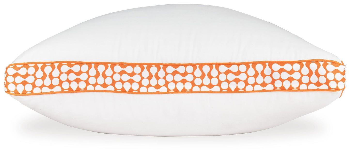 Ashley Zephyr 2.0 White Orange 3-in-1 Pillow