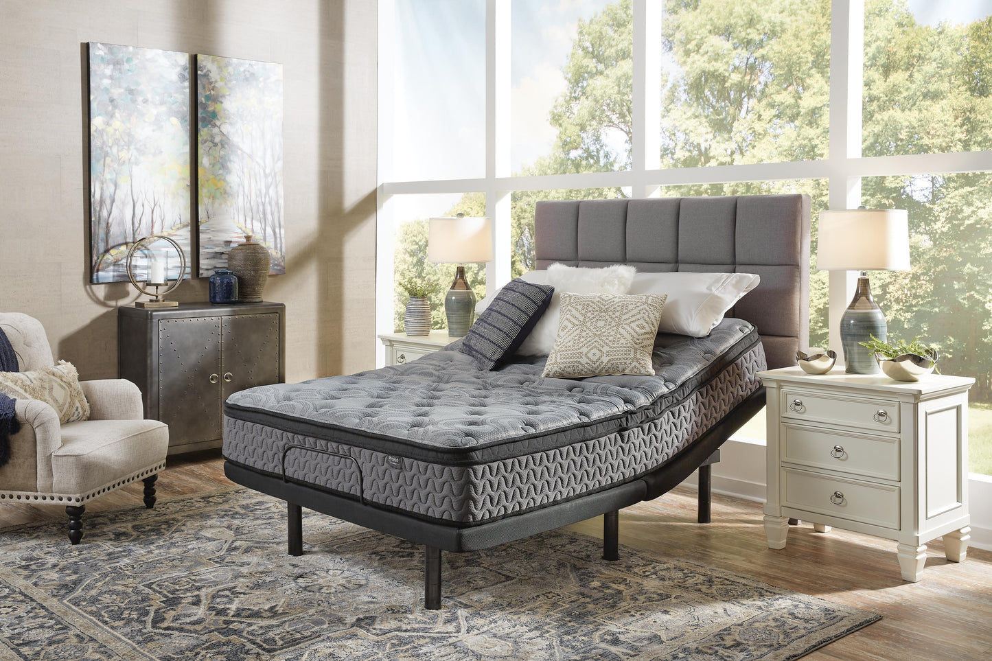 Ashley Augusta2 Gray King Mattress
