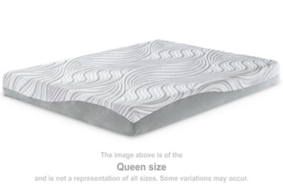 Ashley 8 Inch Memory Foam White King Mattress