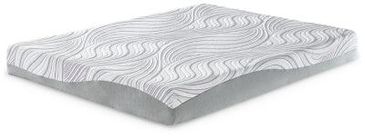 Ashley 8 Inch Memory Foam White Queen Mattress