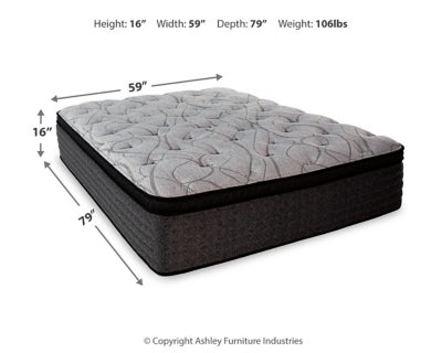 Ashley Hybrid 1600 Light Gray Queen Mattress