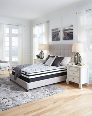Ashley 8 Inch Chime Innerspring White King Mattress in a Box